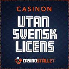 Casino Utan Svensk Licens En Djupdykning i Alternativ Spelande